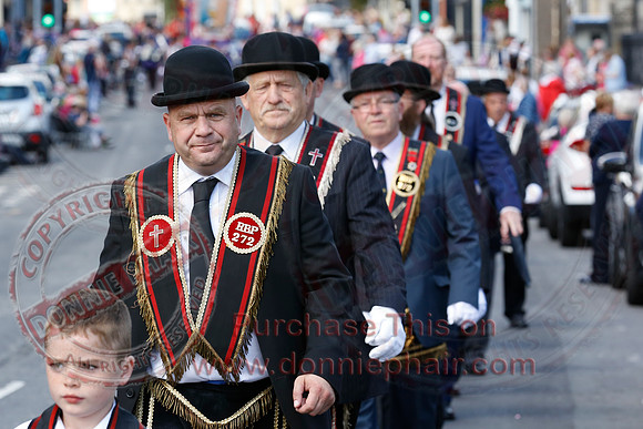 Annual County Fermanagh Demonstration hosted by the Royal Black Institution.