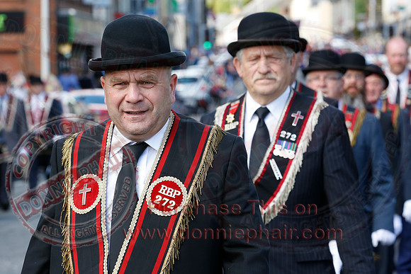 Annual County Fermanagh Demonstration hosted by the Royal Black Institution.