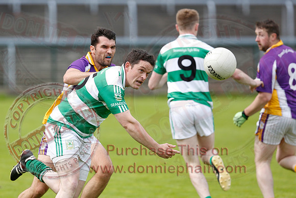 Derrygonnelly (1-15) V Teemore (0-11) in Erne Cup 1 GAA Football Final.