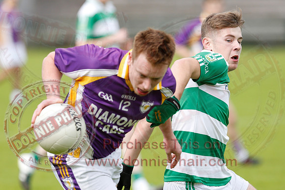 Derrygonnelly (1-15) V Teemore (0-11) in Erne Cup 1 GAA Football Final.