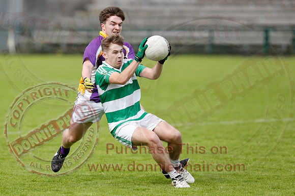 Derrygonnelly (1-15) V Teemore (0-11) in Erne Cup 1 GAA Football Final.