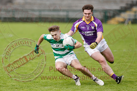 Derrygonnelly (1-15) V Teemore (0-11) in Erne Cup 1 GAA Football Final.