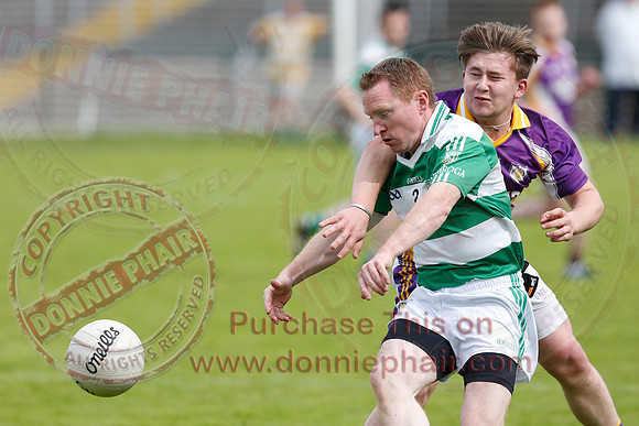 Derrygonnelly (1-15) V Teemore (0-11) in Erne Cup 1 GAA Football Final.