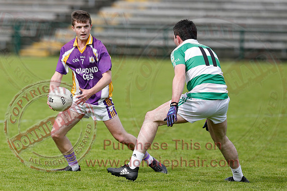 Derrygonnelly (1-15) V Teemore (0-11) in Erne Cup 1 GAA Football Final.