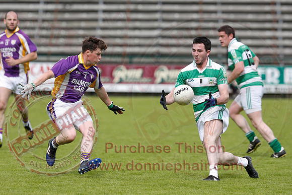 Derrygonnelly (1-15) V Teemore (0-11) in Erne Cup 1 GAA Football Final.