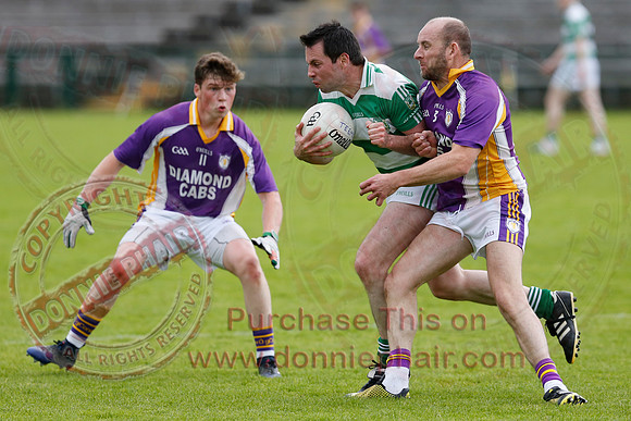 Derrygonnelly (1-15) V Teemore (0-11) in Erne Cup 1 GAA Football Final.