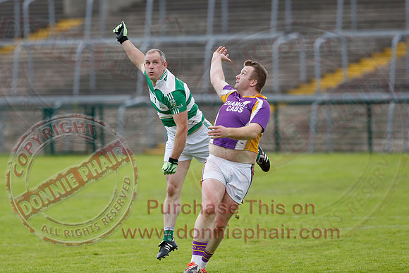 Derrygonnelly (1-15) V Teemore (0-11) in Erne Cup 1 GAA Football Final.