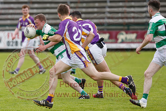 Derrygonnelly (1-15) V Teemore (0-11) in Erne Cup 1 GAA Football Final.