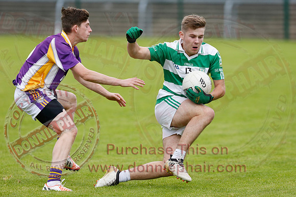 Derrygonnelly (1-15) V Teemore (0-11) in Erne Cup 1 GAA Football Final.