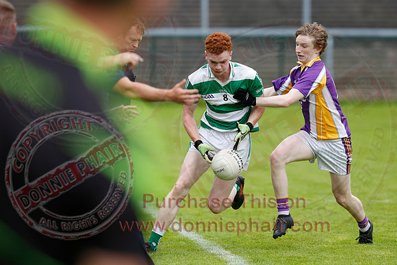Derrygonnelly (1-15) V Teemore (0-11) in Erne Cup 1 GAA Football Final.