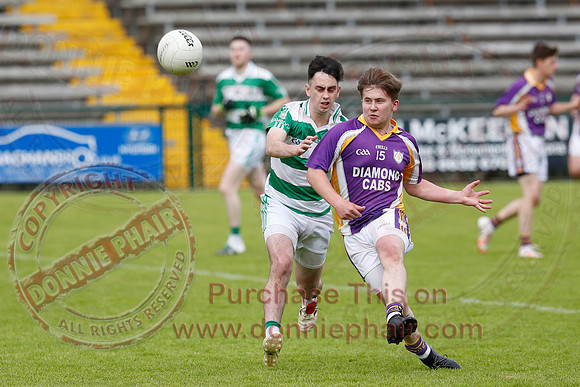 Derrygonnelly (1-15) V Teemore (0-11) in Erne Cup 1 GAA Football Final.