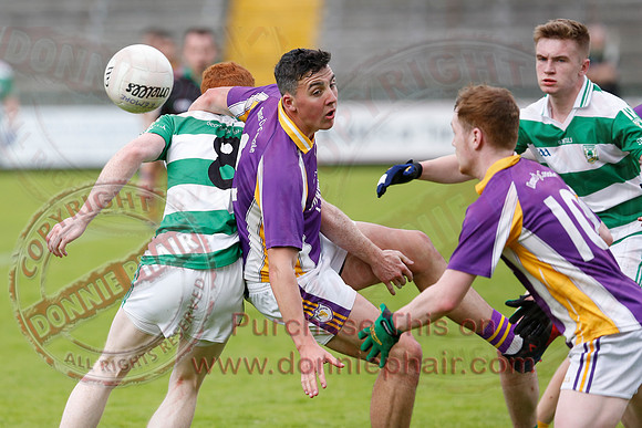 Derrygonnelly (1-15) V Teemore (0-11) in Erne Cup 1 GAA Football Final.