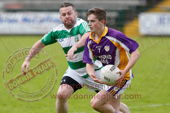 Derrygonnelly (1-15) V Teemore (0-11) in Erne Cup 1 GAA Football Final.
