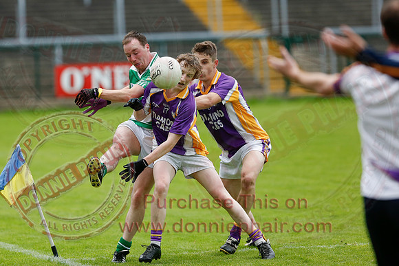 Derrygonnelly (1-15) V Teemore (0-11) in Erne Cup 1 GAA Football Final.