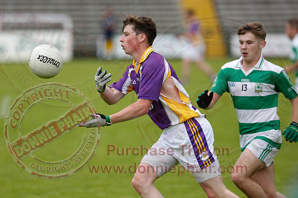Derrygonnelly (1-15) V Teemore (0-11) in Erne Cup 1 GAA Football Final.