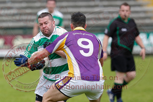 Derrygonnelly (1-15) V Teemore (0-11) in Erne Cup 1 GAA Football Final.