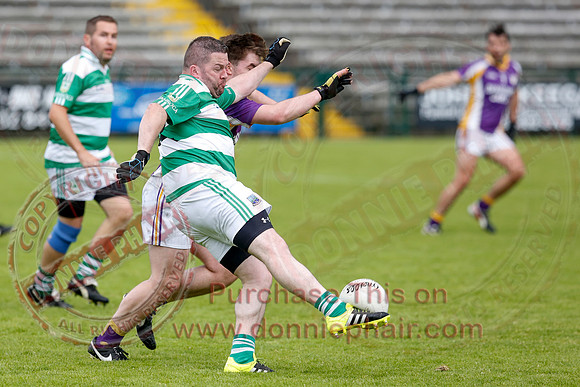 Derrygonnelly (1-15) V Teemore (0-11) in Erne Cup 1 GAA Football Final.
