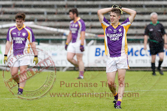 Derrygonnelly (1-15) V Teemore (0-11) in Erne Cup 1 GAA Football Final.