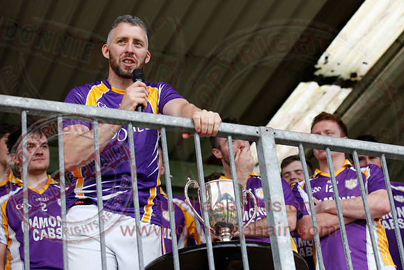 Derrygonnelly (1-15) V Teemore (0-11) in Erne Cup 1 GAA Football Final.