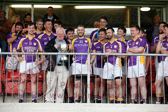 Derrygonnelly (1-15) V Teemore (0-11) in Erne Cup 1 GAA Football Final.