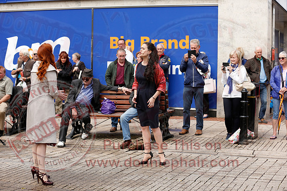 Opera Surprise in The Diamond, Enniskillen in the run up to Proms in the Park..