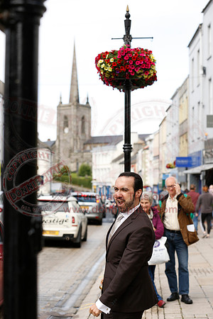 Opera Surprise in The Diamond, Enniskillen in the run up to Proms in the Park..