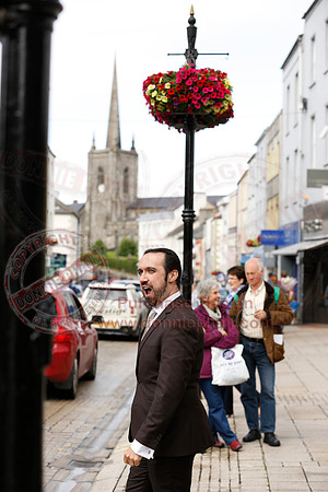 Opera Surprise in The Diamond, Enniskillen in the run up to Proms in the Park..