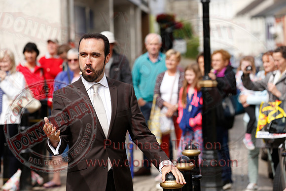 Opera Surprise in The Diamond, Enniskillen in the run up to Proms in the Park..