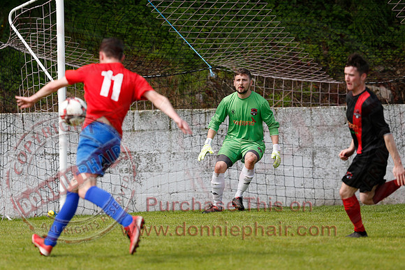 Fivemiletown United (1) V Islandmagee (4) in Tennents Irish Cup Round One.