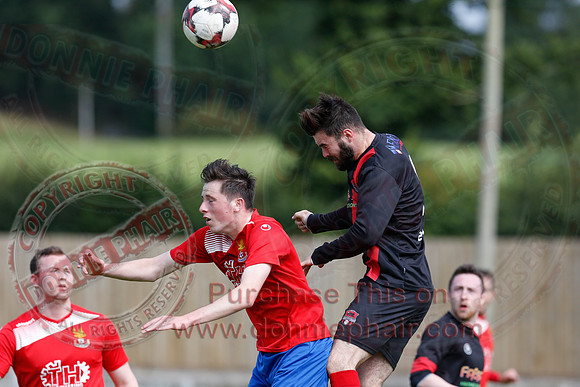 Fivemiletown United (1) V Islandmagee (4) in Tennents Irish Cup Round One.