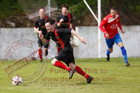 Fivemiletown United (1) V Islandmagee (4) in Tennents Irish Cup Round One.