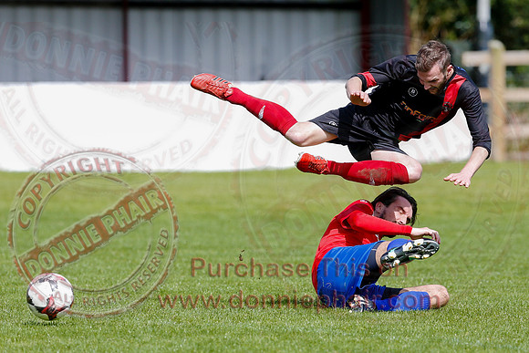 Fivemiletown United (1) V Islandmagee (4) in Tennents Irish Cup Round One.