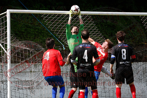 Fivemiletown United (1) V Islandmagee (4) in Tennents Irish Cup Round One.