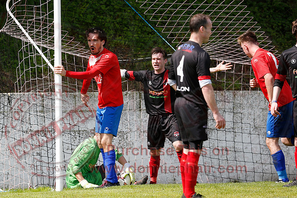Fivemiletown United (1) V Islandmagee (4) in Tennents Irish Cup Round One.