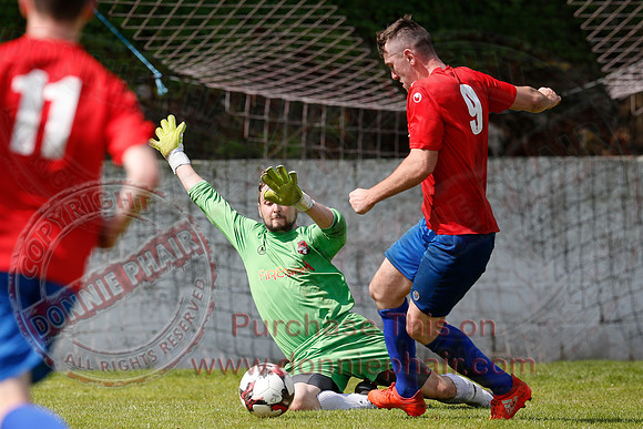 Fivemiletown United (1) V Islandmagee (4) in Tennents Irish Cup Round One.