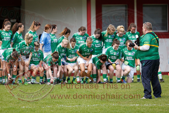 Fermanagh (8-25) V Antrim (0-05) in All-Ireland Ladies Junior GAA Football Championship.