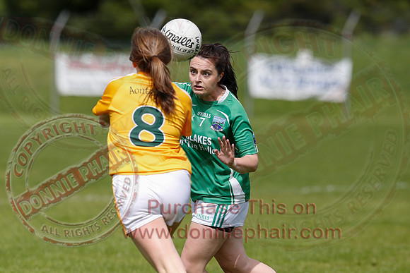 Fermanagh (8-25) V Antrim (0-05) in All-Ireland Ladies Junior GAA Football Championship.