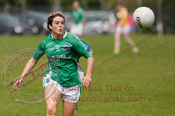 Fermanagh (8-25) V Antrim (0-05) in All-Ireland Ladies Junior GAA Football Championship.