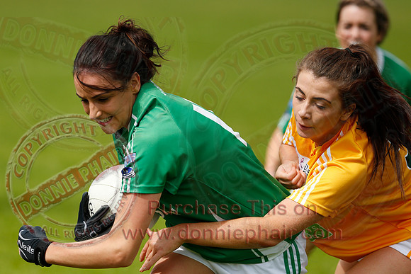 Fermanagh (8-25) V Antrim (0-05) in All-Ireland Ladies Junior GAA Football Championship.