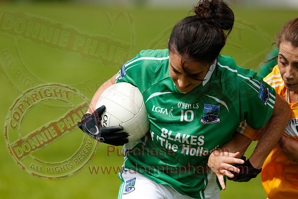 Fermanagh (8-25) V Antrim (0-05) in All-Ireland Ladies Junior GAA Football Championship.