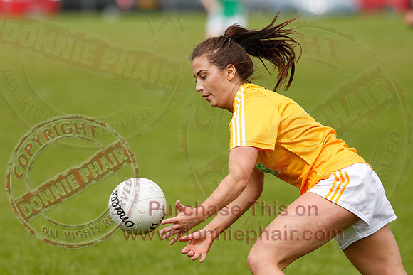 Fermanagh (8-25) V Antrim (0-05) in All-Ireland Ladies Junior GAA Football Championship.