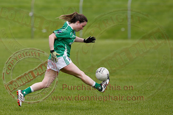 Fermanagh (8-25) V Antrim (0-05) in All-Ireland Ladies Junior GAA Football Championship.
