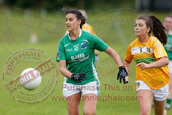 Fermanagh (8-25) V Antrim (0-05) in All-Ireland Ladies Junior GAA Football Championship.