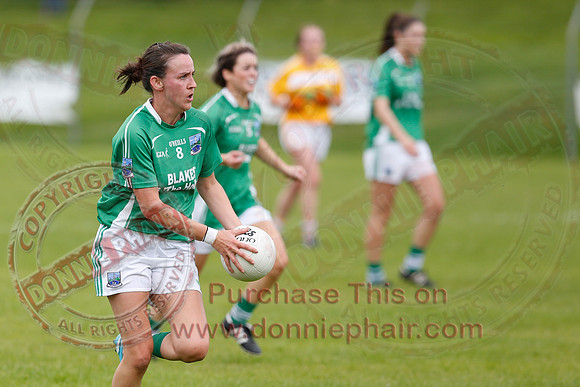 Fermanagh (8-25) V Antrim (0-05) in All-Ireland Ladies Junior GAA Football Championship.
