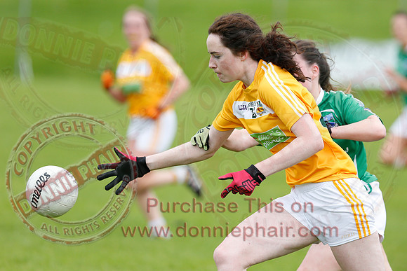 Fermanagh (8-25) V Antrim (0-05) in All-Ireland Ladies Junior GAA Football Championship.