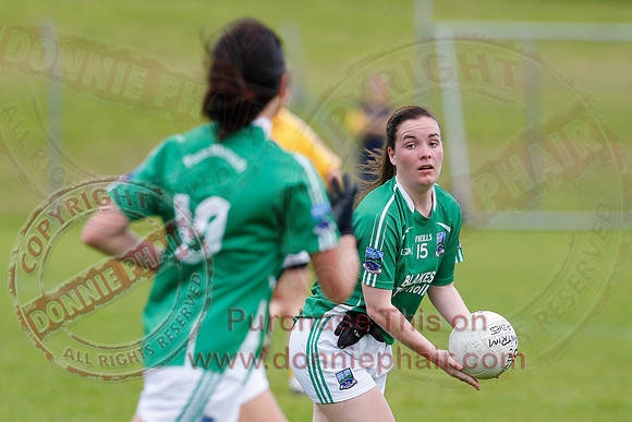Fermanagh (8-25) V Antrim (0-05) in All-Ireland Ladies Junior GAA Football Championship.