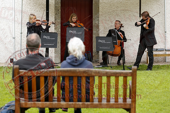 Arco Quartet at Castle Coole in run up to Proms in the Park.