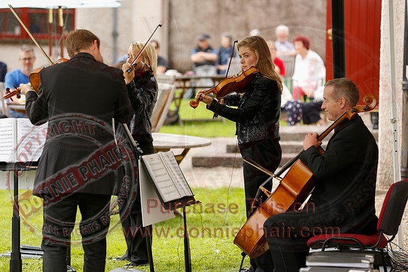 Arco Quartet at Castle Coole in run up to Proms in the Park.