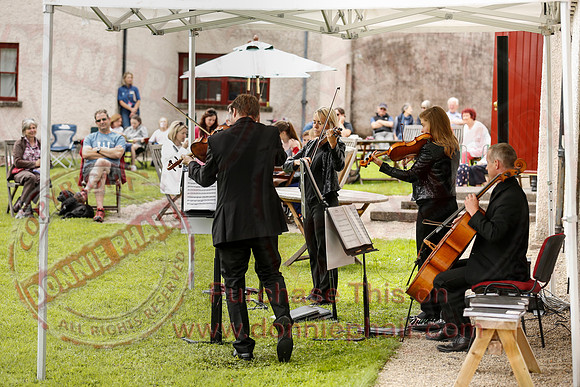 Arco Quartet at Castle Coole in run up to Proms in the Park.