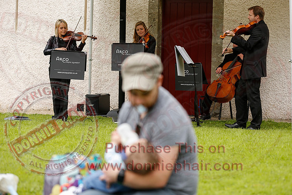 Arco Quartet at Castle Coole in run up to Proms in the Park.
